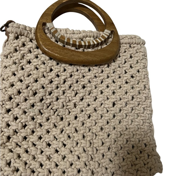 Boho Macramé Handbag - Picture 2 of 3